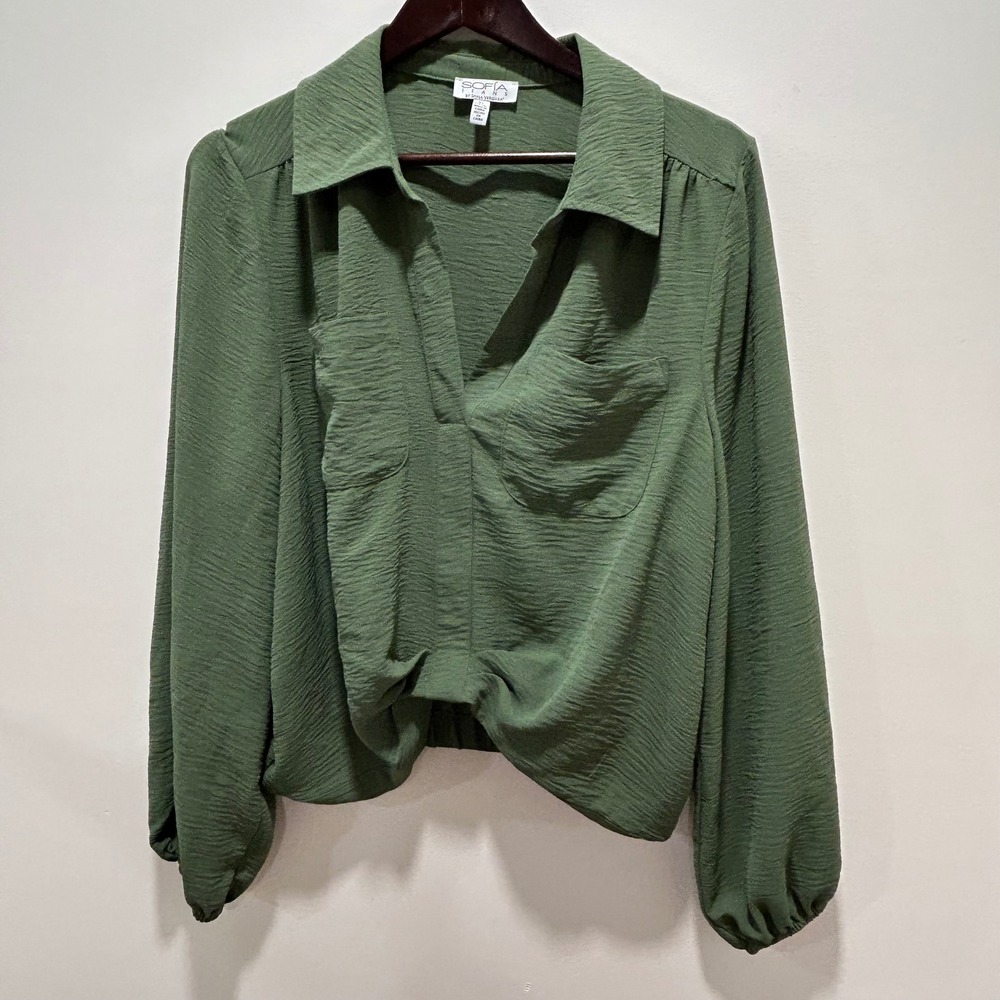 Womens Green Sophia blouse size XL